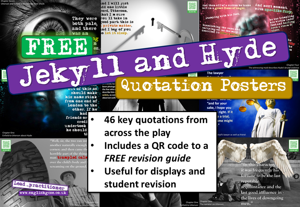 Jekyll And Hyde Quote Display Posters Englishgcse