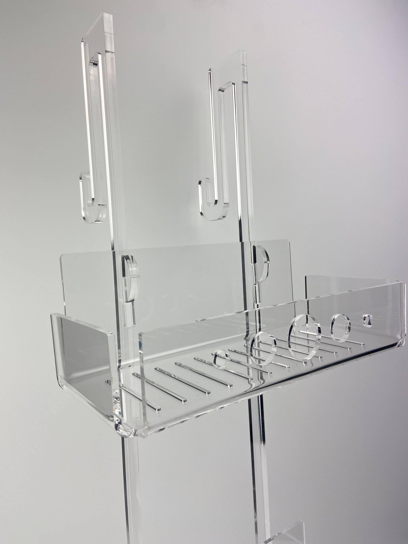 Porta Shampoo Lineare Per Doccia Ad Incastro No Viti Ikona Materie Plastiche