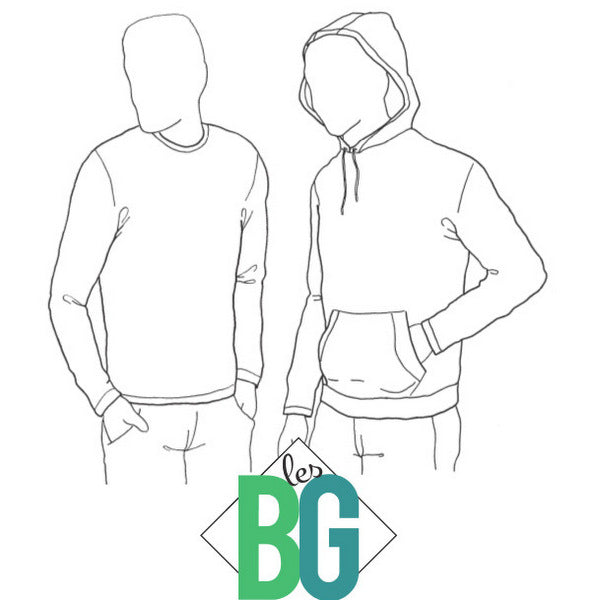 Patron De Couture Le Decontracte Sweat Les Bg Taille S Xxl Annika Fr