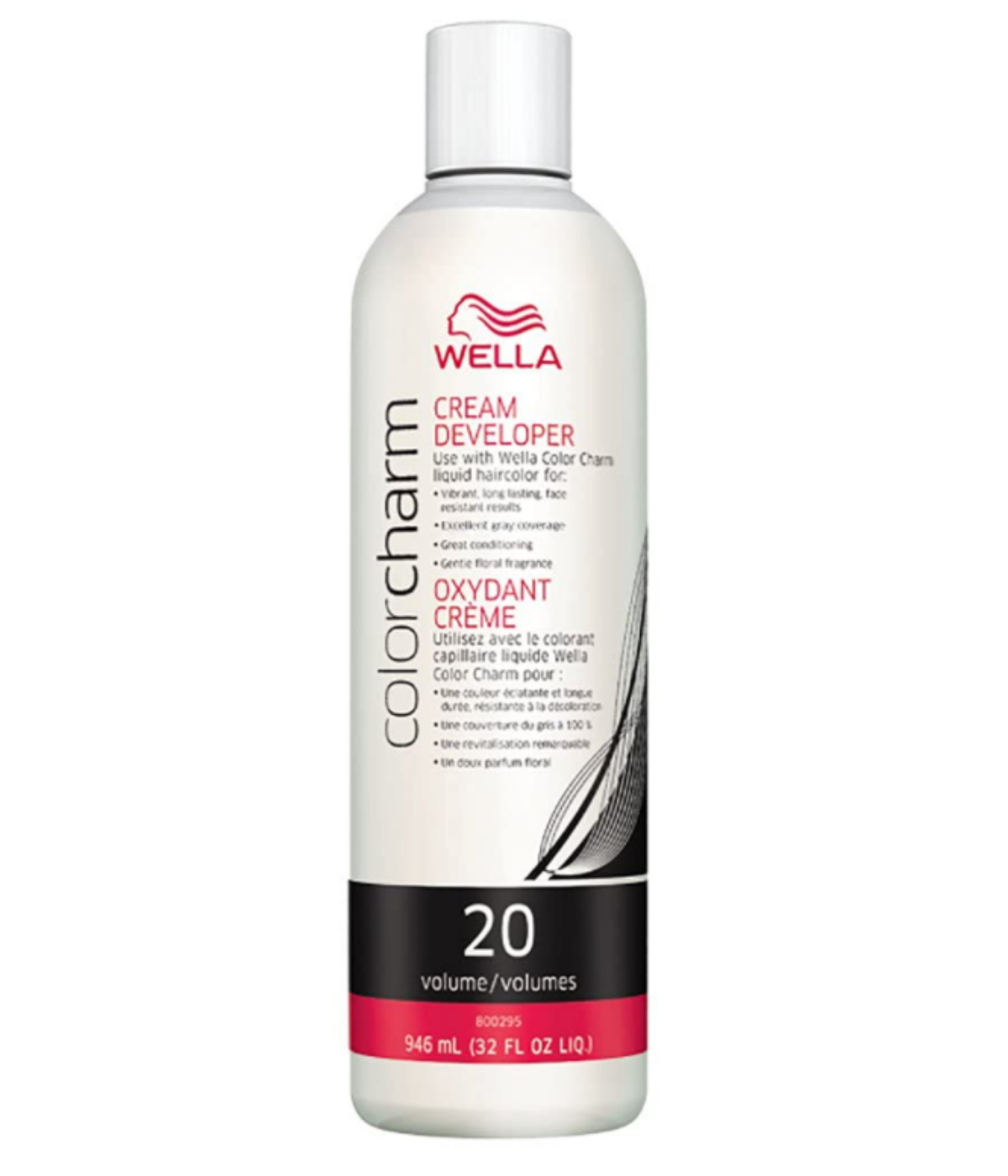 Wella Colorcharm Cream Developer 20 Volume 946ml Pro Beauty Supplies