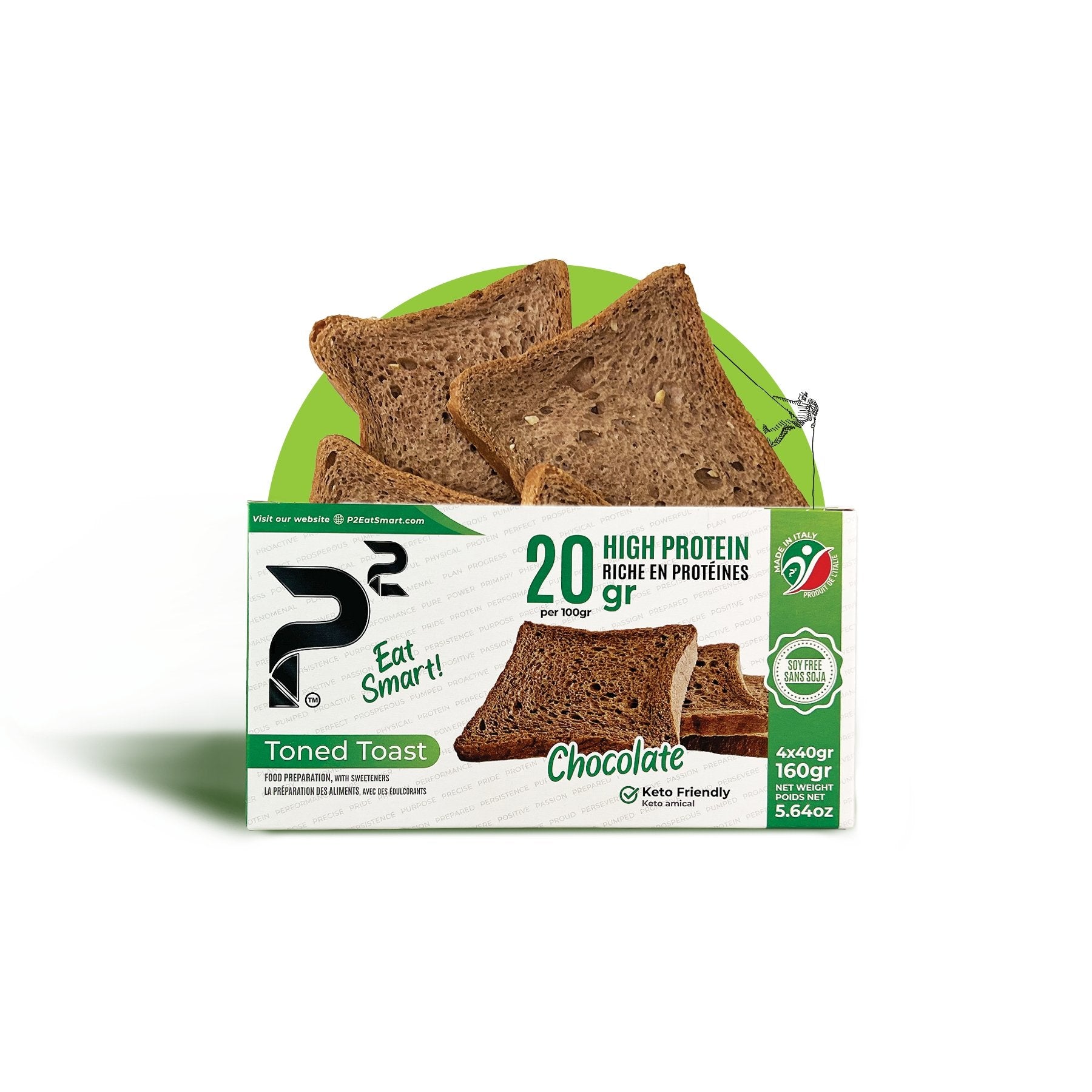 Toned Toast Chocolate 160g P2 Eat Smart
