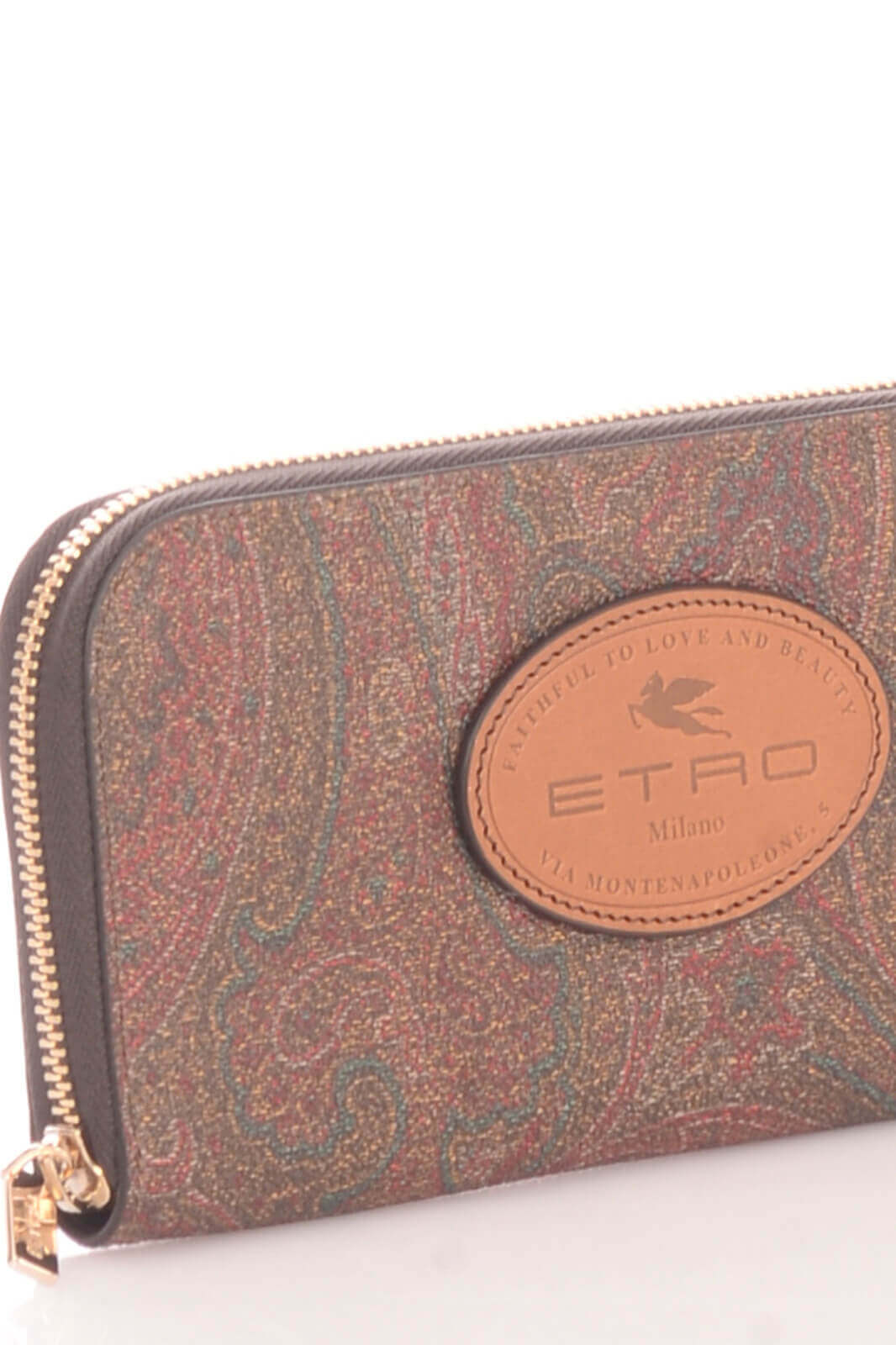Etro Portafoglio Arnica Marrone Multicolor Donna Five Brescia