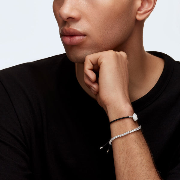 Swarovski Tennis Deluxe Armband Kristalle Im Rundschliff Weiss Rhodiniert Crystal Unterberger