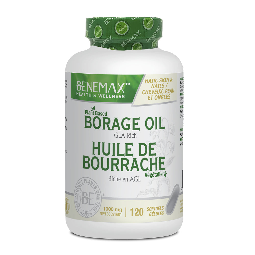 100 Plant Based Borage Oil Supplements Online Benemax Health Wellness Benemax Health Wellness