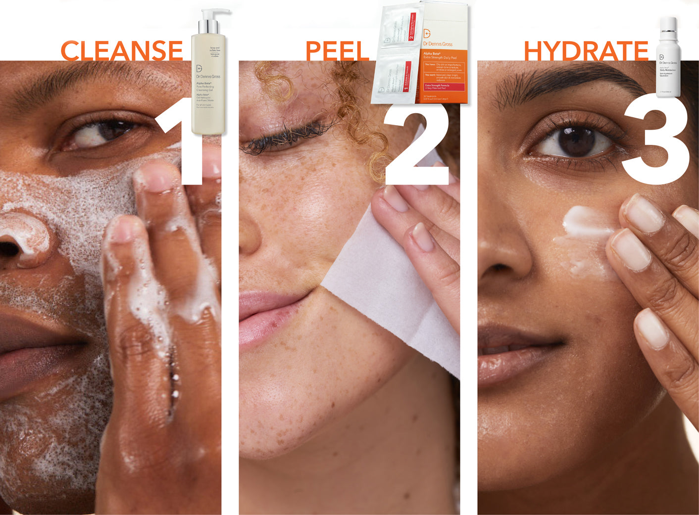 3 Step Alpha Beta Skincare Routine Dr Dennis Gross