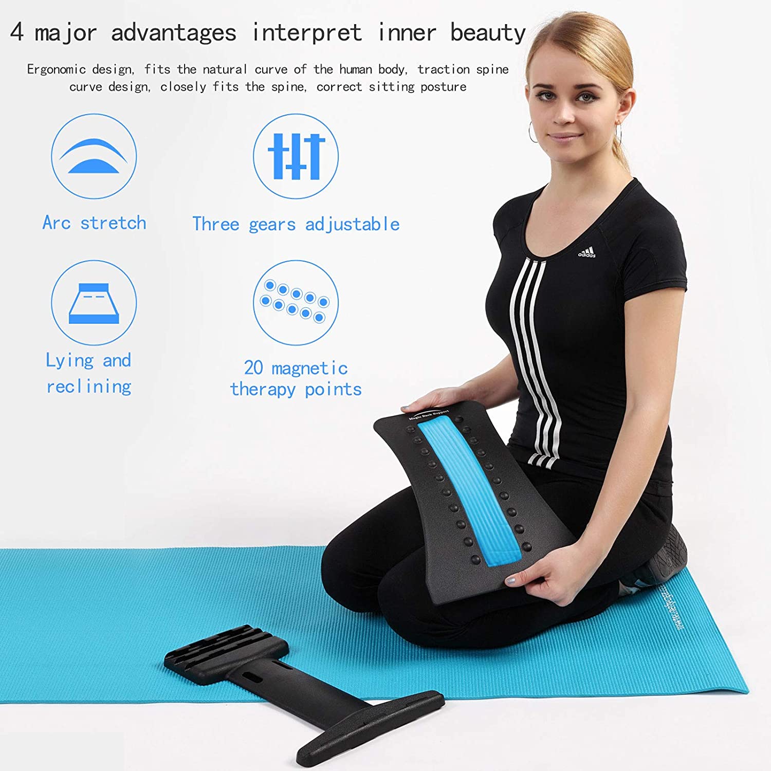Filave Back Stretcher Spine Pain Relief Filave