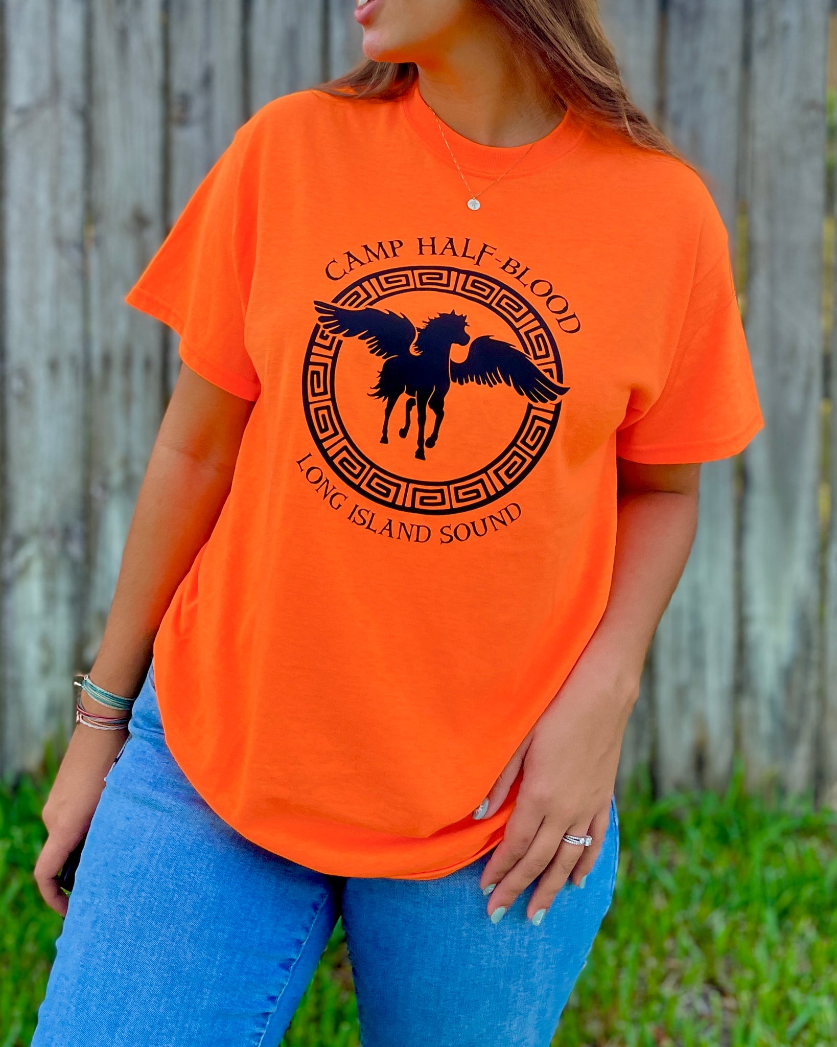 Camp Half Blood New Pegasus Design Classic Fit T Shirt Unisex Oran Shop Disbeans