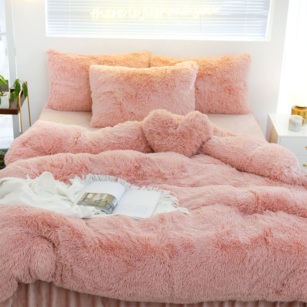 Housse De Couette Fille Rose Poudre Youhypnos