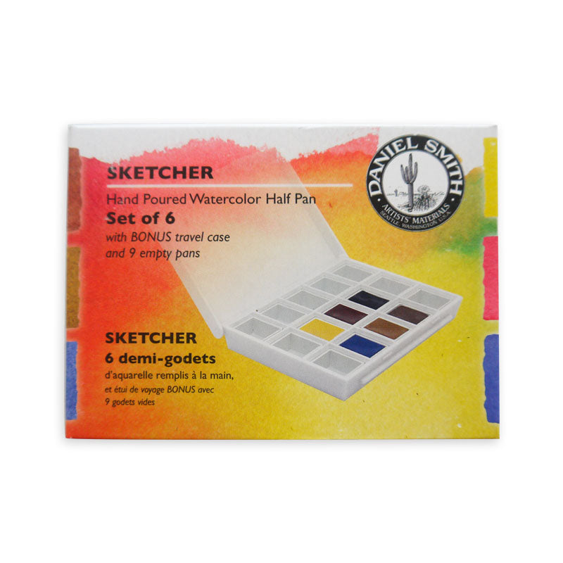 Daniel Smith Hand Poured Watercolour Half Pan Set Sketcher Set