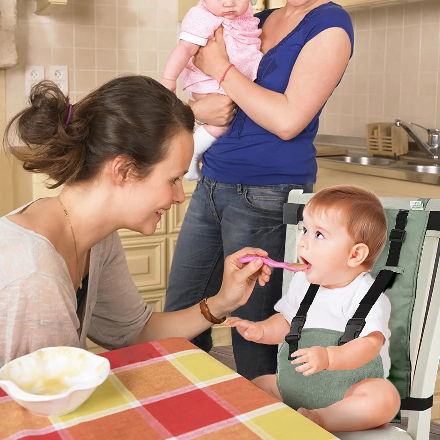 Portable Travel High Chair Safety Seat Harness Accessory For Toddler Counponyoleo