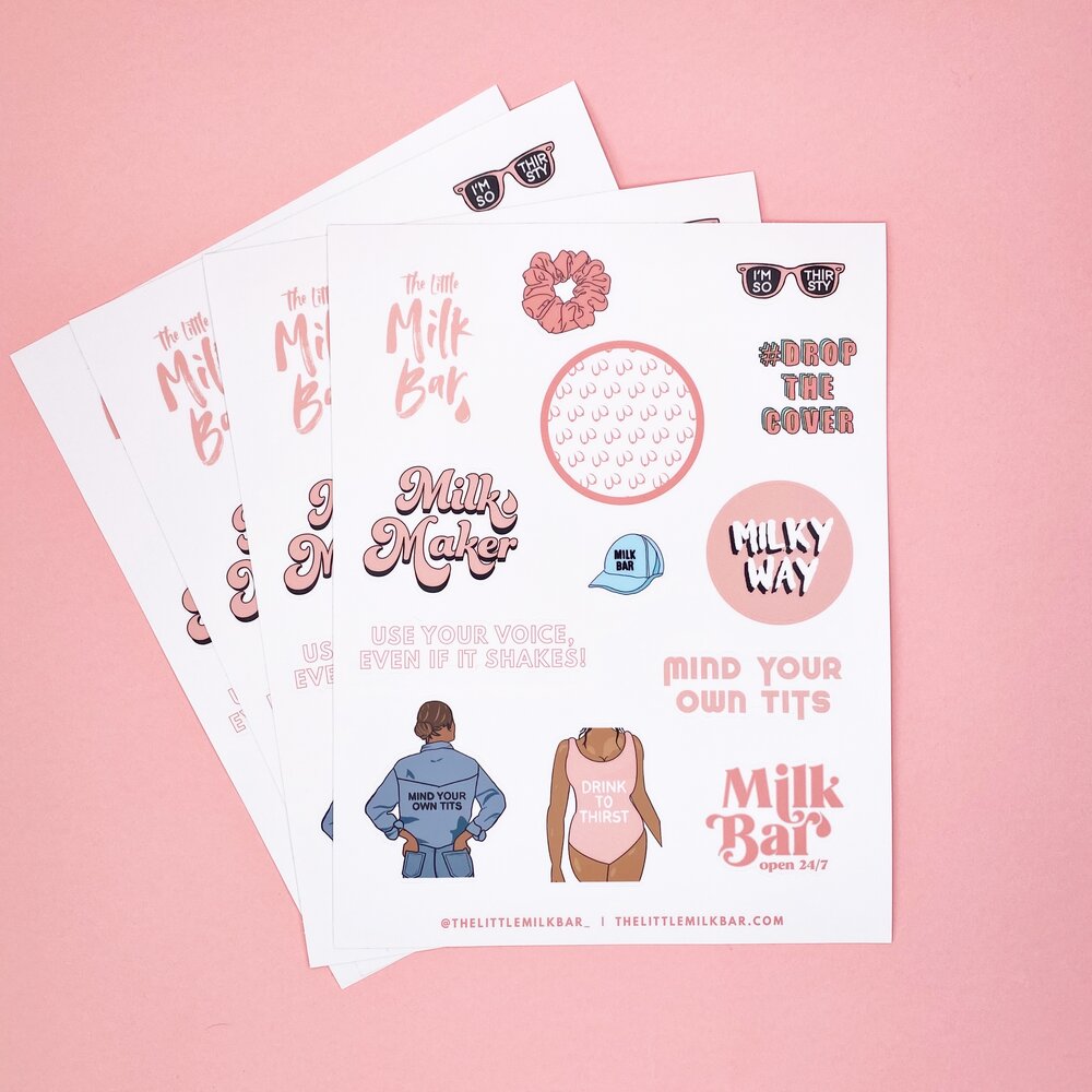 The Little Milk Bar Vsco Stickers Thelittlemilkbar