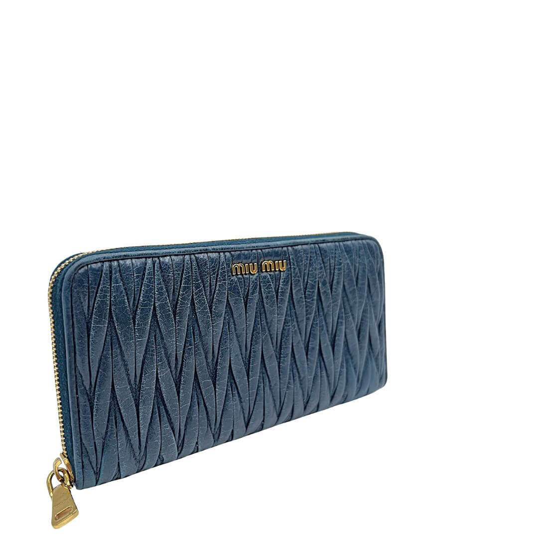 Portafoglio Miu Miu Matelasse Vivo Vintage