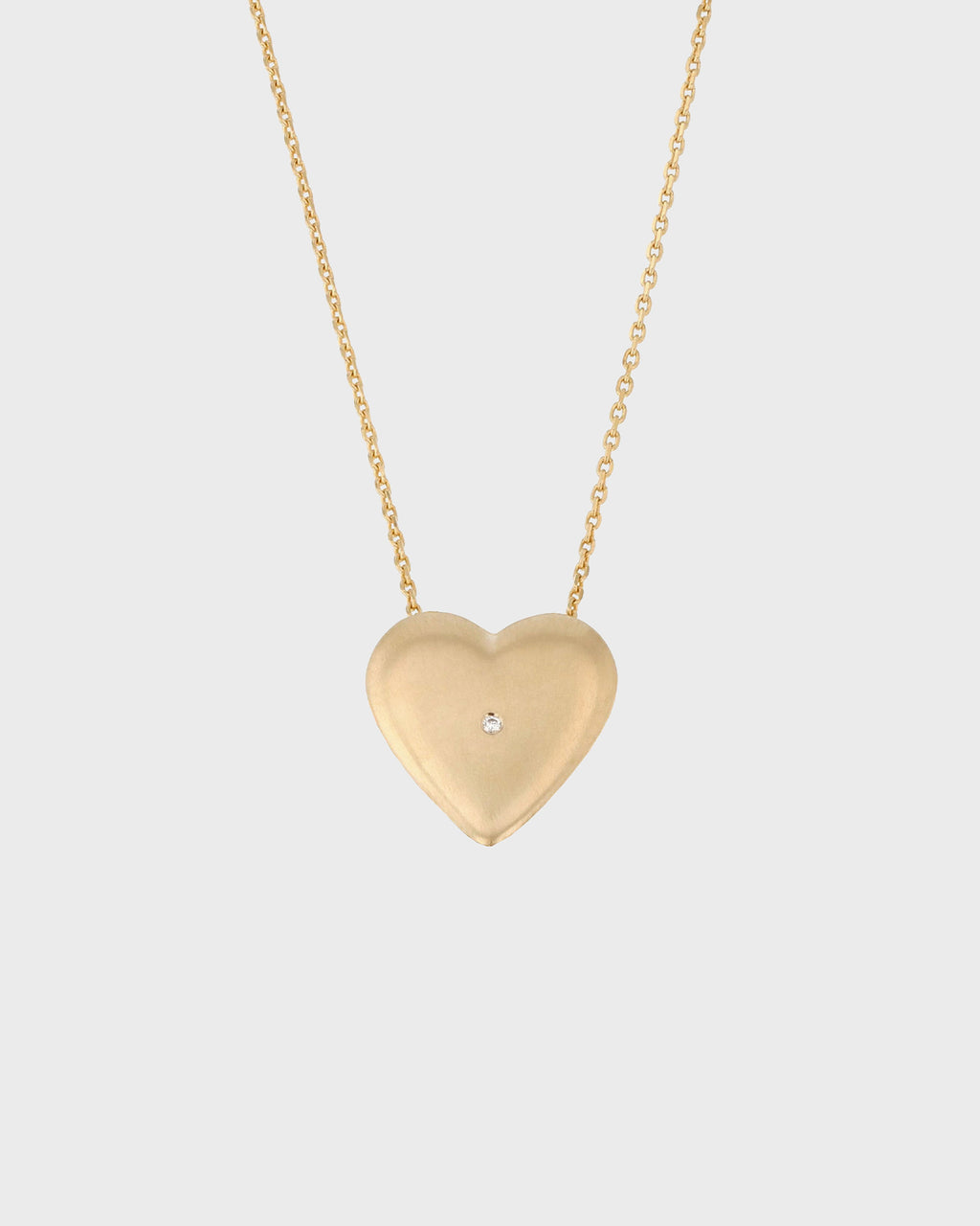 Heart Diamond Locket Necklace Yellow Gold Sarah Sebastian Sarah Sebastian