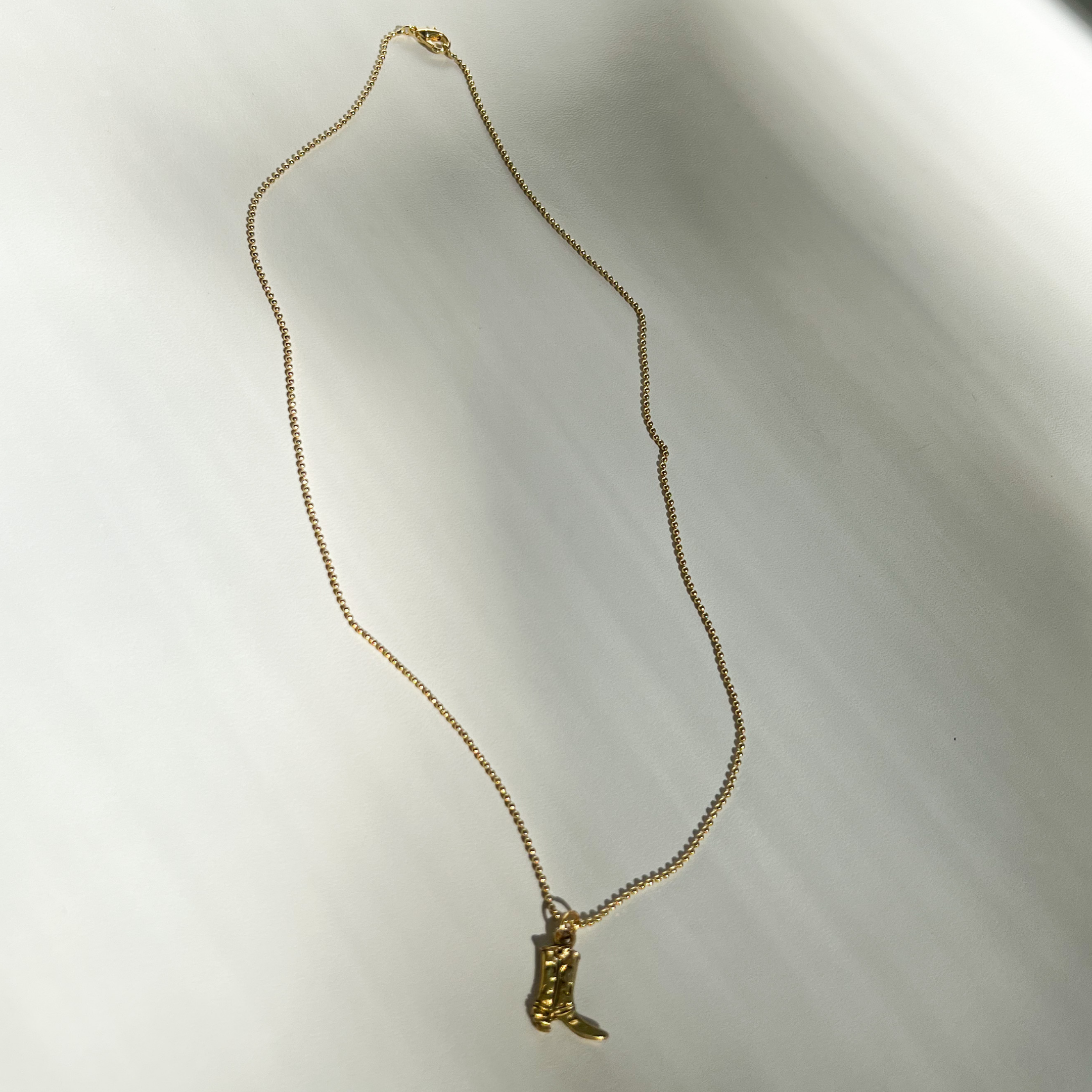 Cowboy Boot Necklace Roop Jewelry