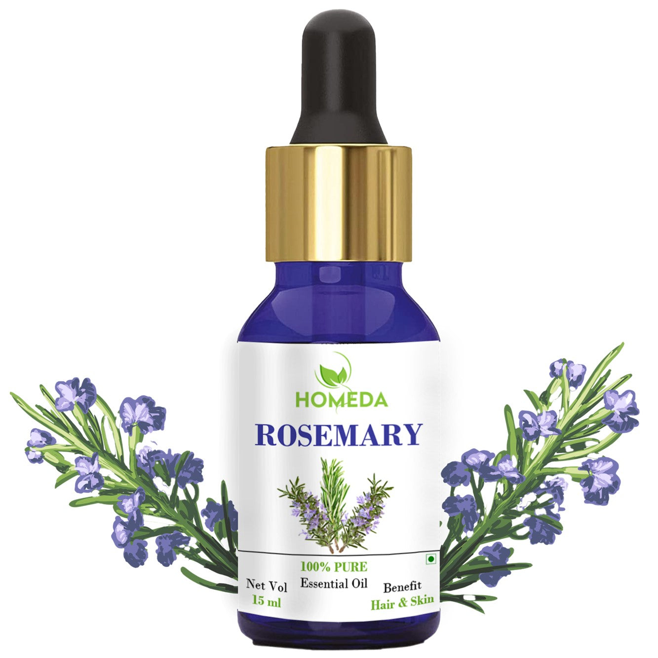 Homeda Rosemary Essential Oil For Hair Skin Body Shudh Online