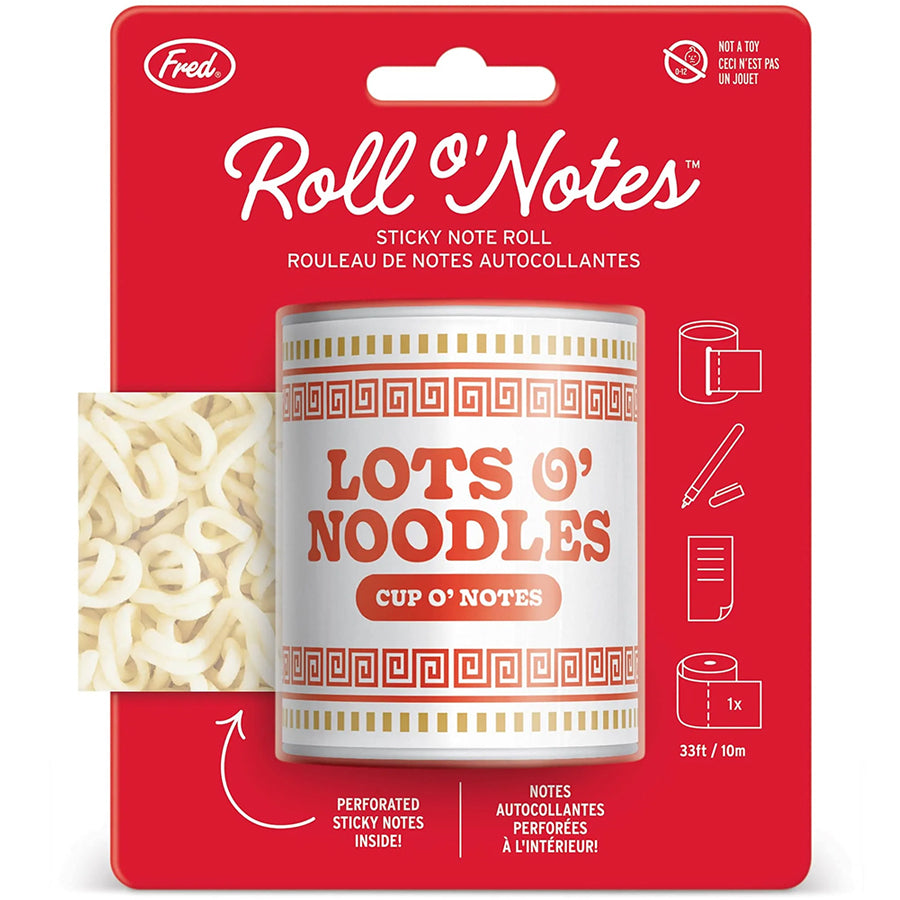 Lots O' Noodles Roll O’ Notes - Sticky Notes