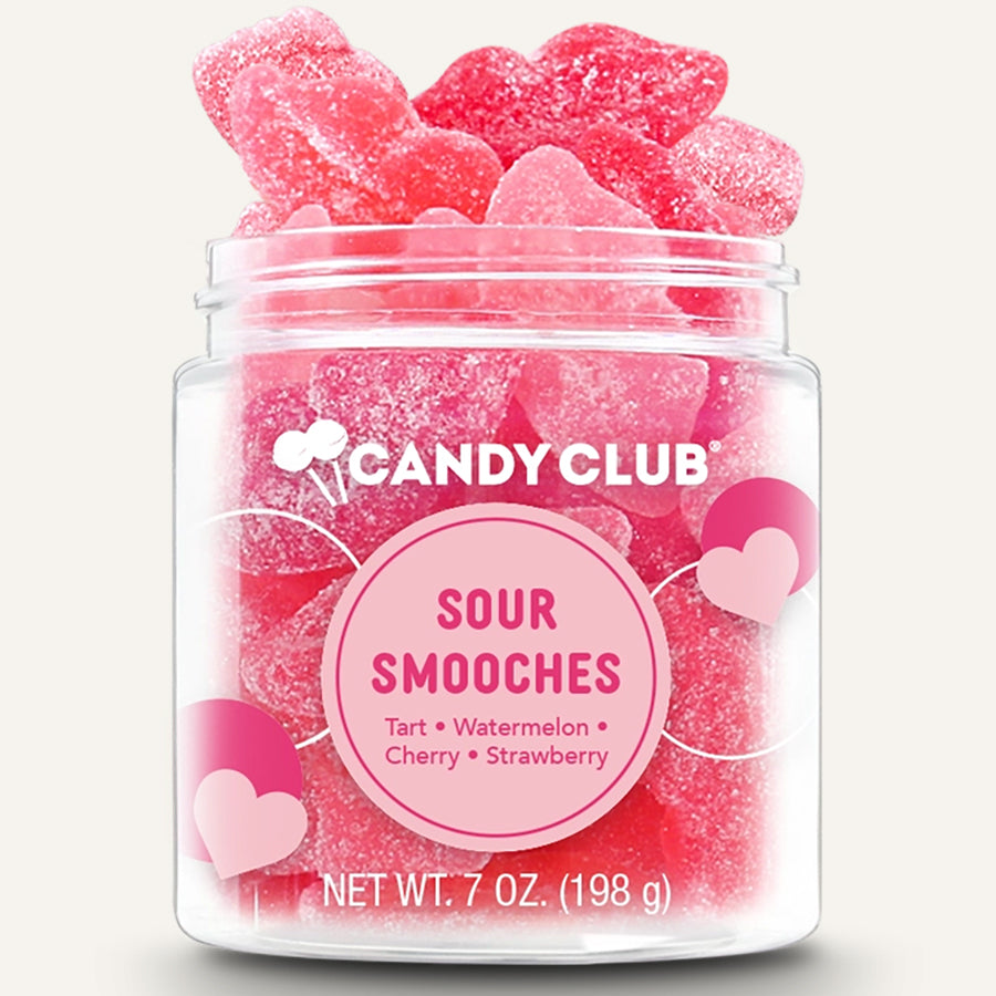 Sour Smooches Gummy Lips Valentine's Day Candy by Candy Club