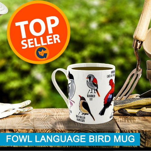 Fowl Language Bird Mug Funny Coffee Mug Ginger Fox Perpetual Kid