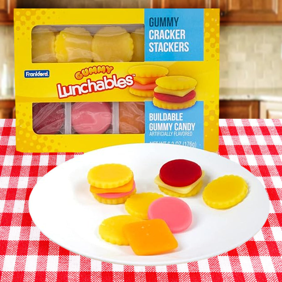 Kraft Gummy Lunchables Cracker Stackers Candy - Weird Candy