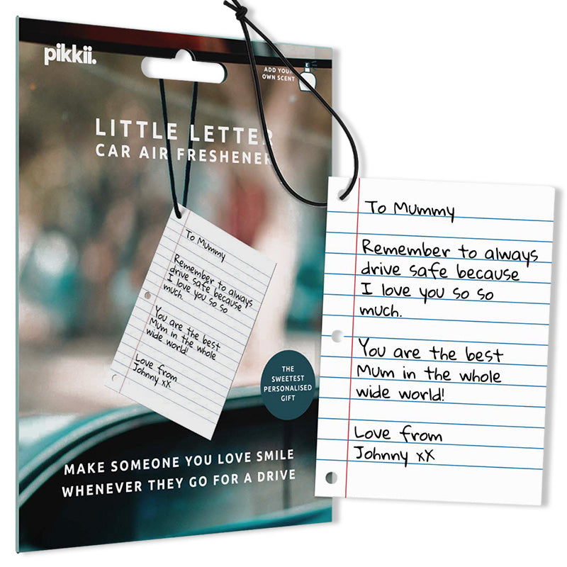 Little Letter Diy Car Air Freshener