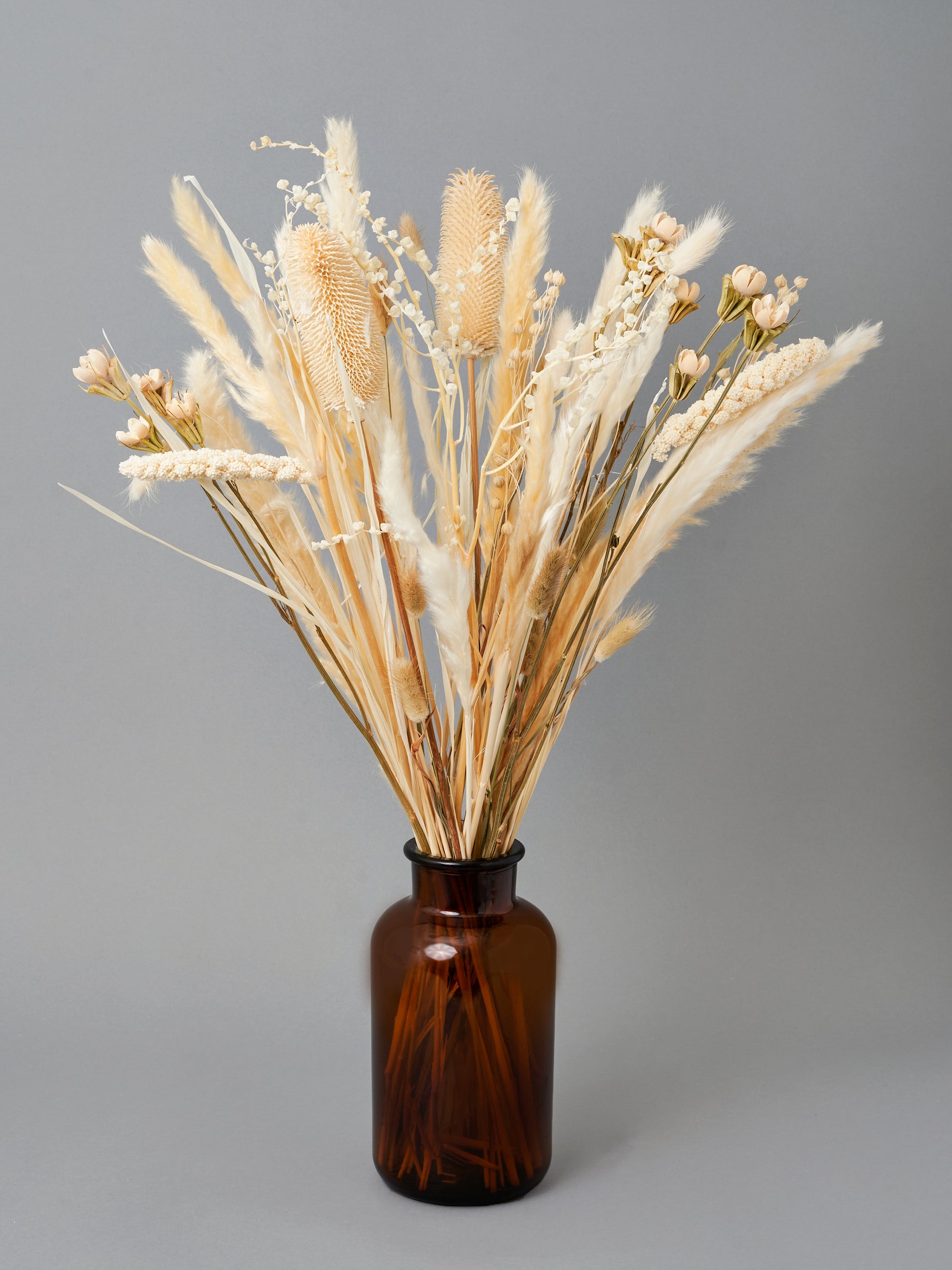 40 Stems White Beige Pampas Grass Mix With Brown Vase Pampas Grass Dried Flowers Home Decor Beautiful Fluffy White Beige Pampas Grass Uk Pampered Pampas
