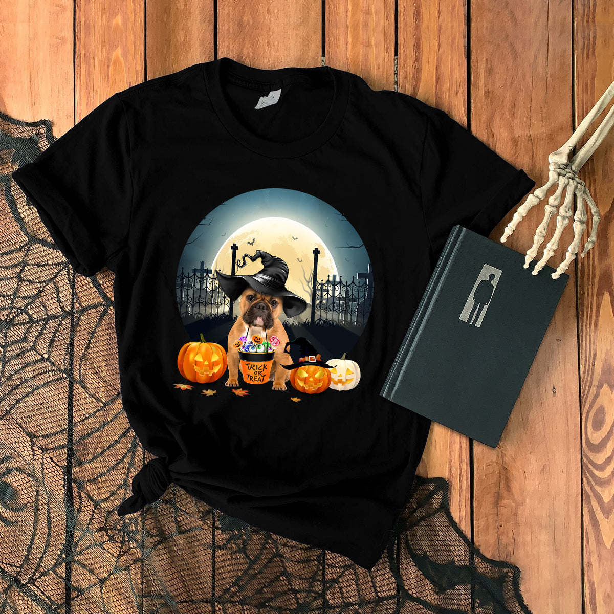 French Bulldog Pumpkin Halloween Costume Trick Or Treat T Shirt Funny Halloween French Bulldog Shirt Dog Pumpkin Shirt Dog Halloween Costume Quickamazing