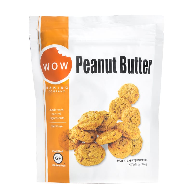 Gluten Free Peanut Butter Cookies Pouch 3 Pack Wow Baking Company