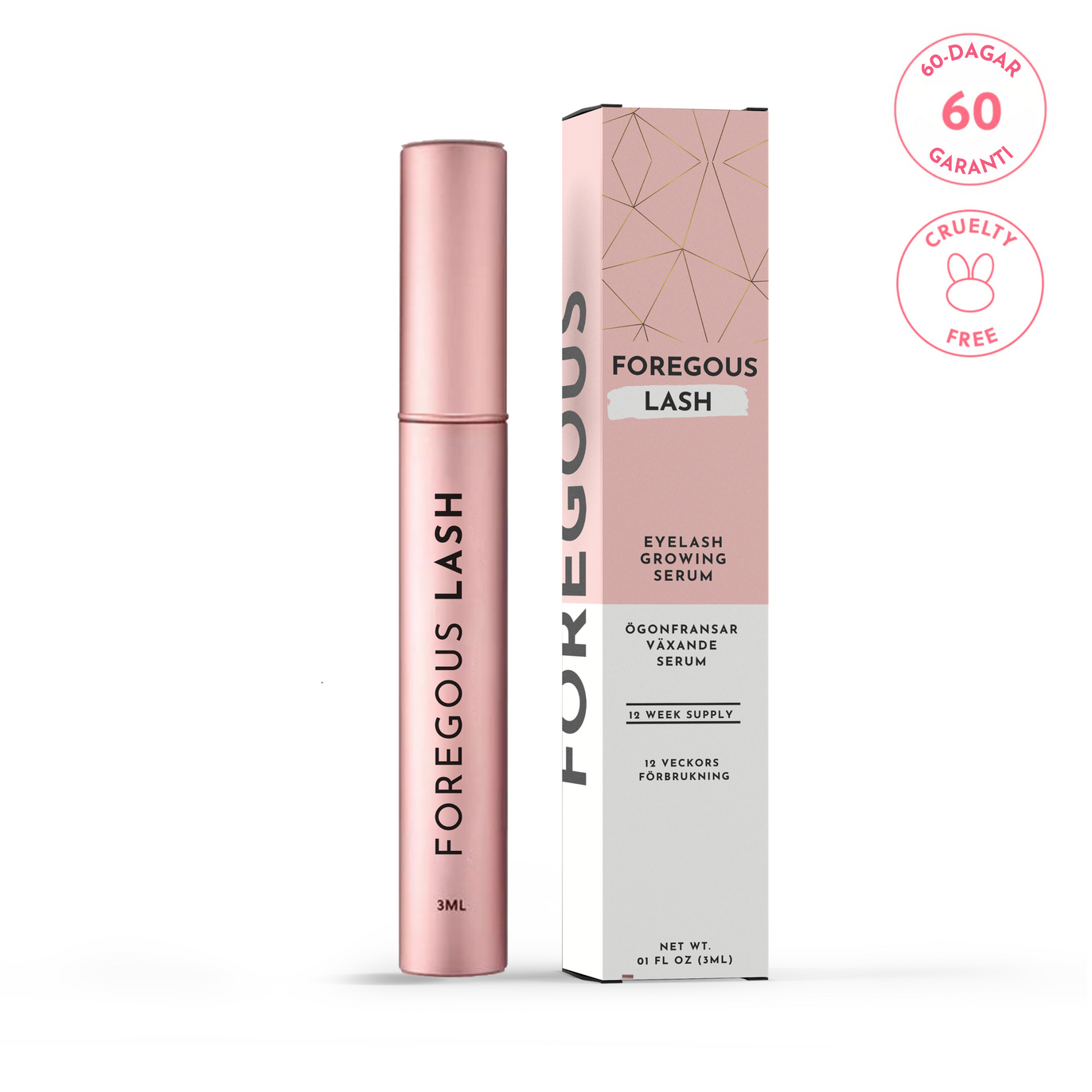 Lash Growing Serum Fransforstarkning Serum Foregous