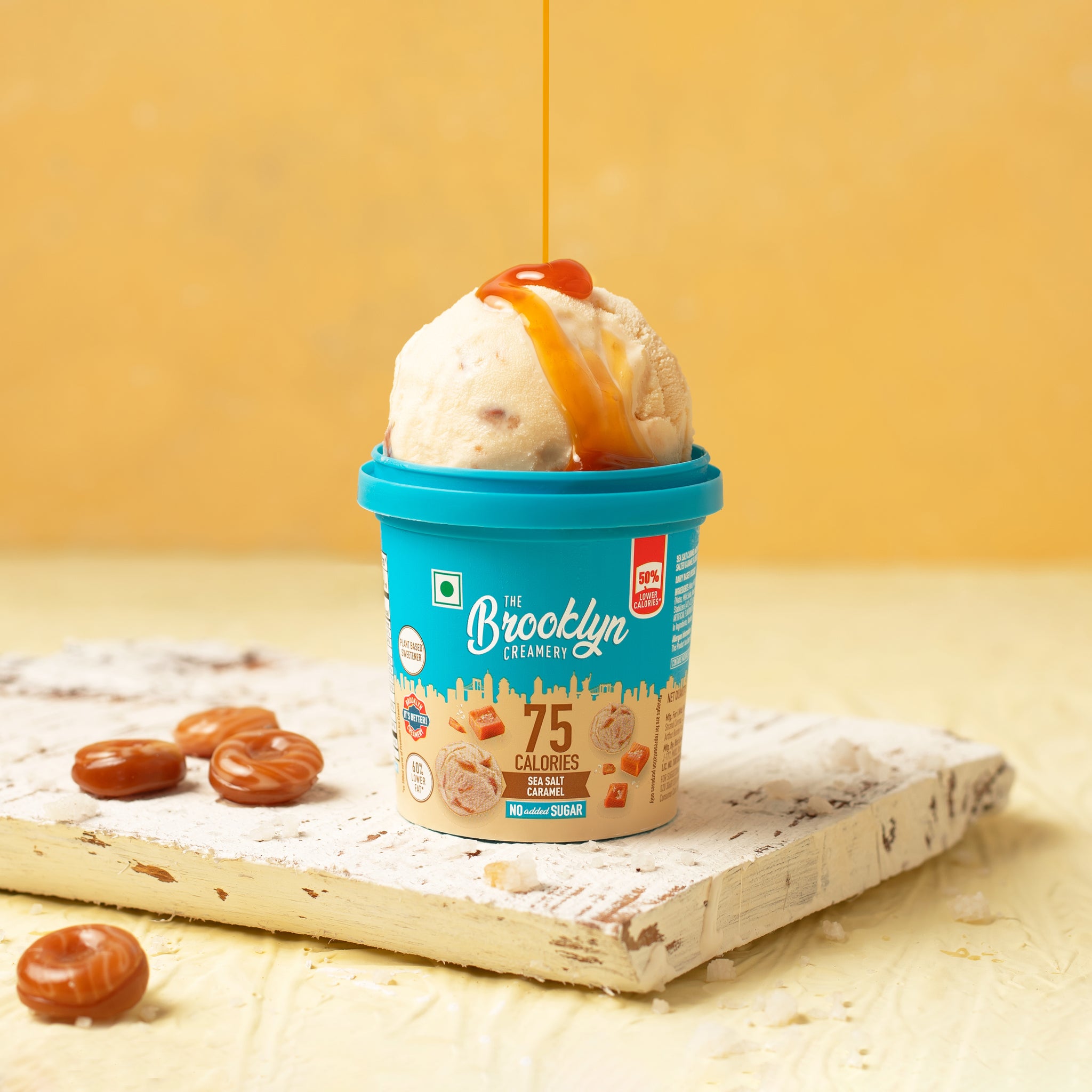 Low Calorie Caramel Ice Cream The Brooklyn Creamery Order Now