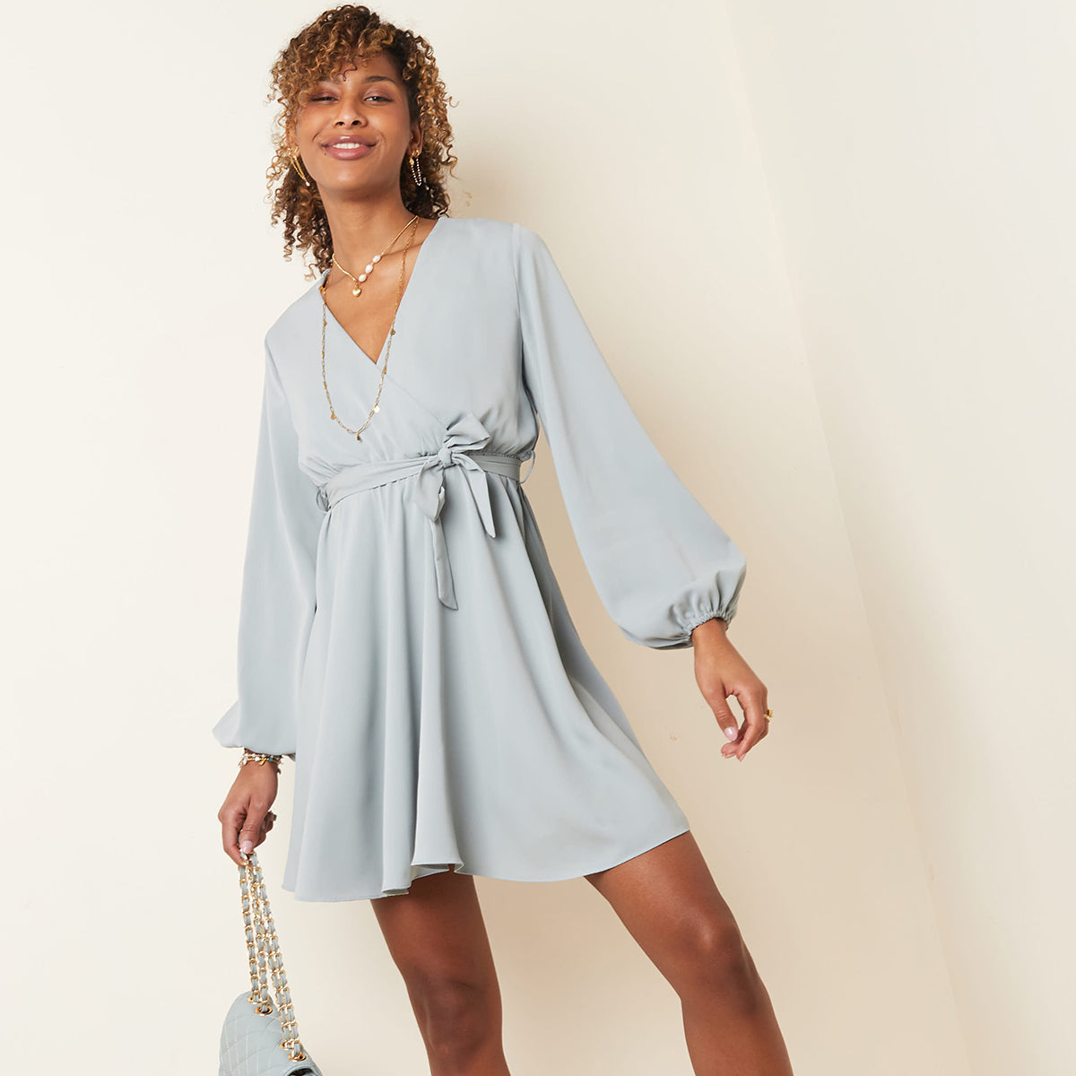 Karen Jurk Licht Blauw Likeable Fashion