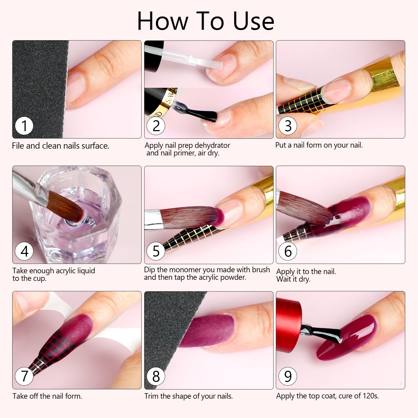 Get By 28 99 Up To 50 Off 20 Colors Acrylic Nail Powder Set Saviland