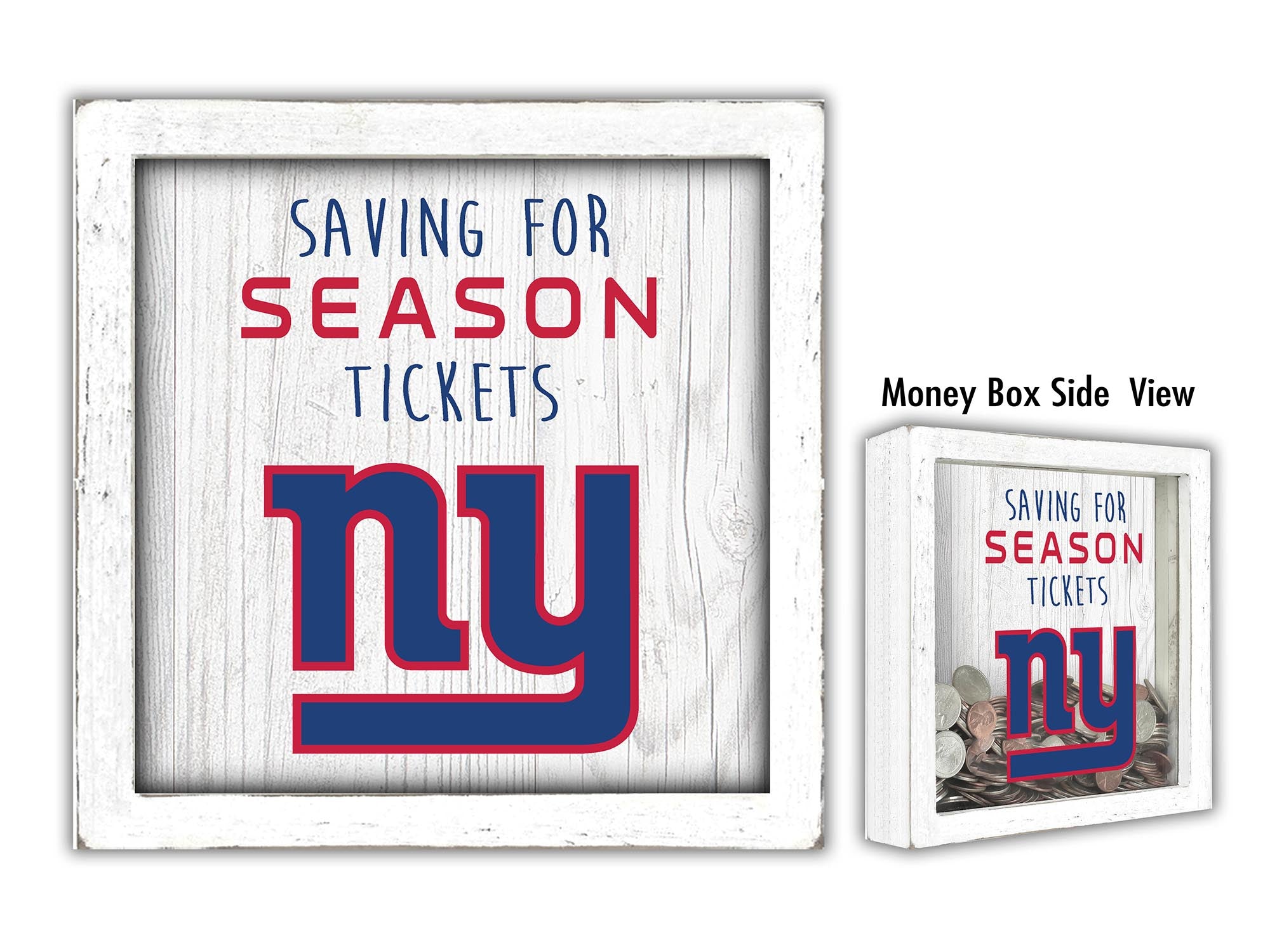 New York Giants Saving For Season Tickets Money Box Dynasty Sports Framing
