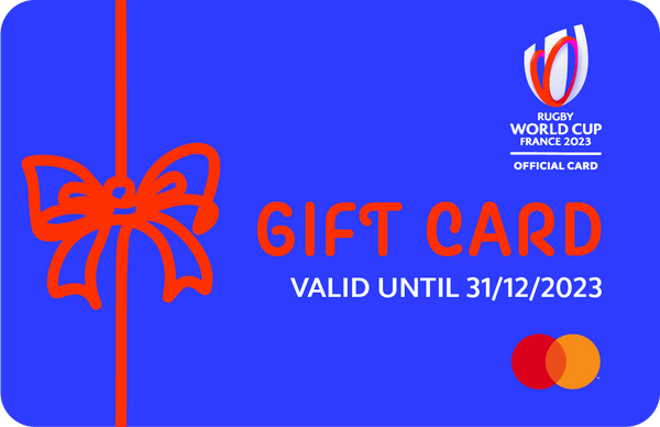 Carte Cadeau Officielle De La Boutique De La Coupe Du Monde De Rugby Official Rugby World Cup 2023 Shop