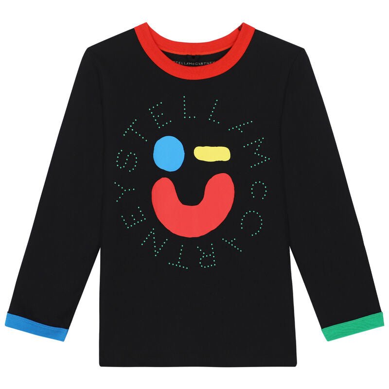 Stella Mccartney Logo Full Sleeve T Shirt Junior Boys Tops Kwd 24 000 Savanna
