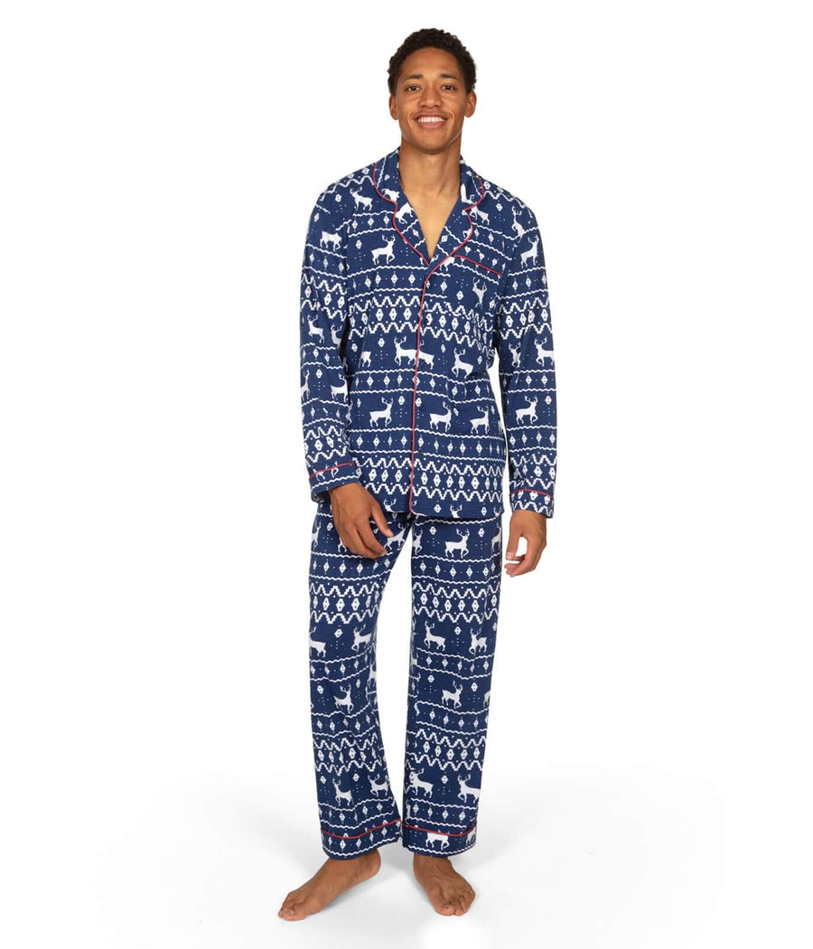 Men S Christmas Pajamas Gingerbread Santa Men S Pjs Tipsy Elves