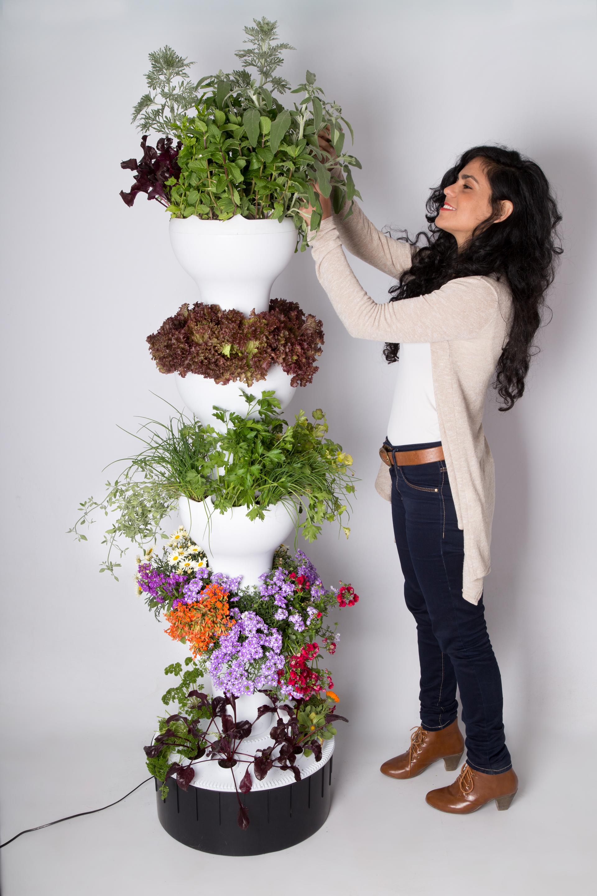 Foody Vertical Garden Tower Gardening Planters