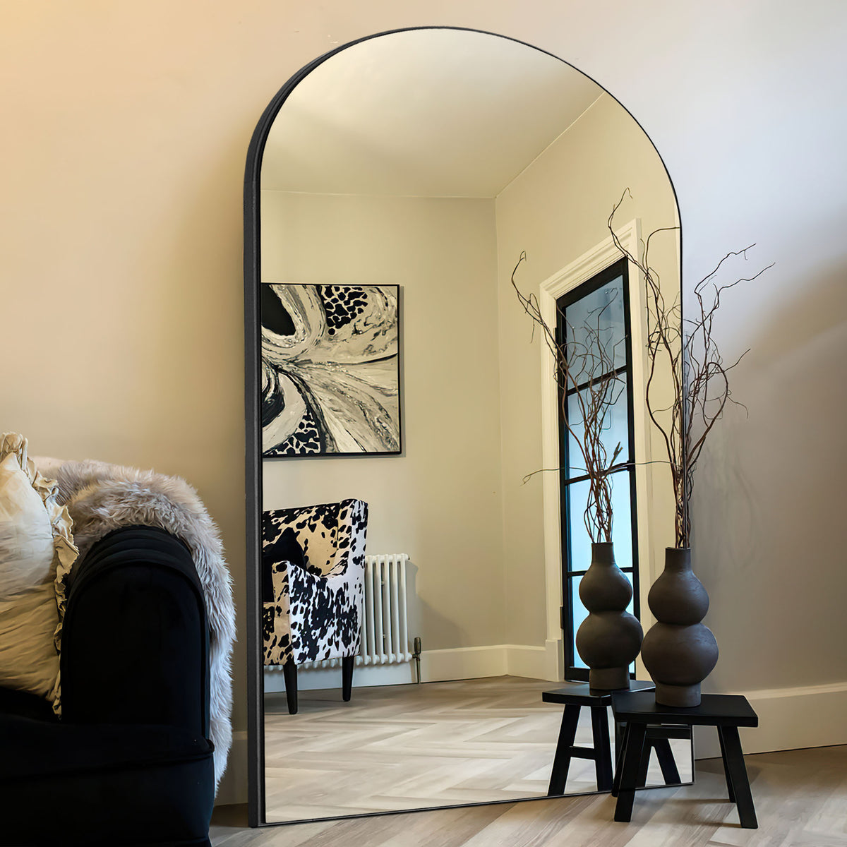 Riley Arched Full Length Mirror Full Body Mirror