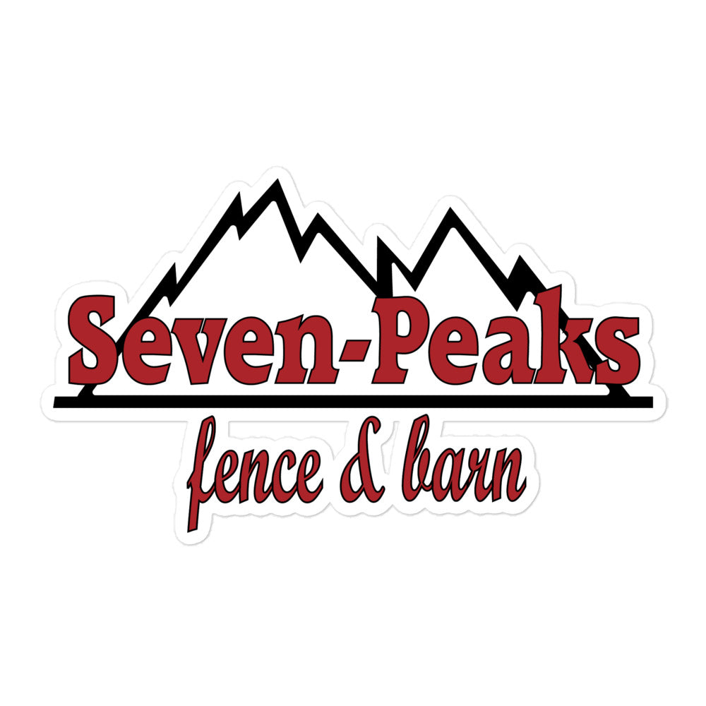 Seven Peaks Sticker Seven Peaks Giveaway