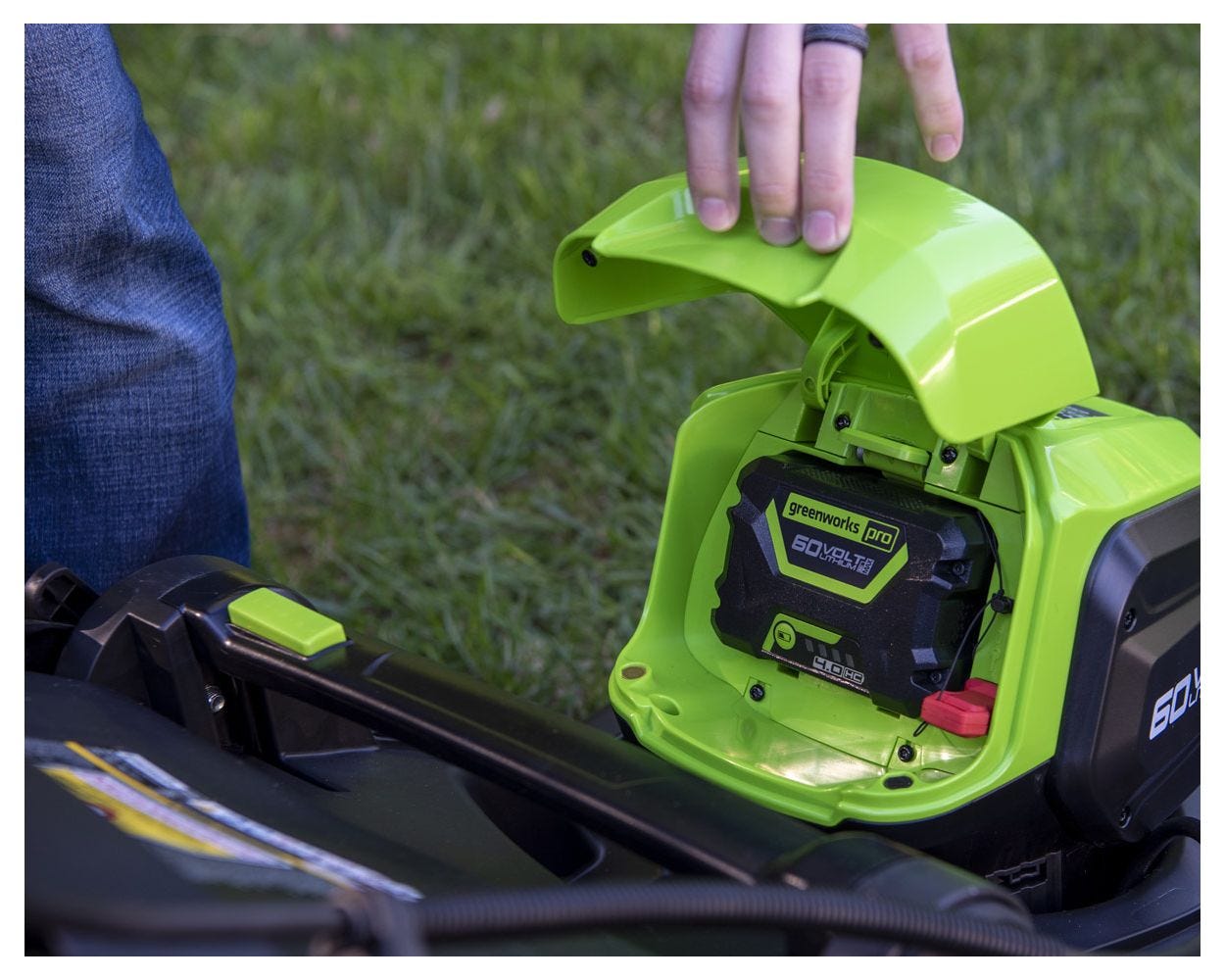 60v 17 Inch Cordless Lawn Mower Greenworks Pro Greenworkstools