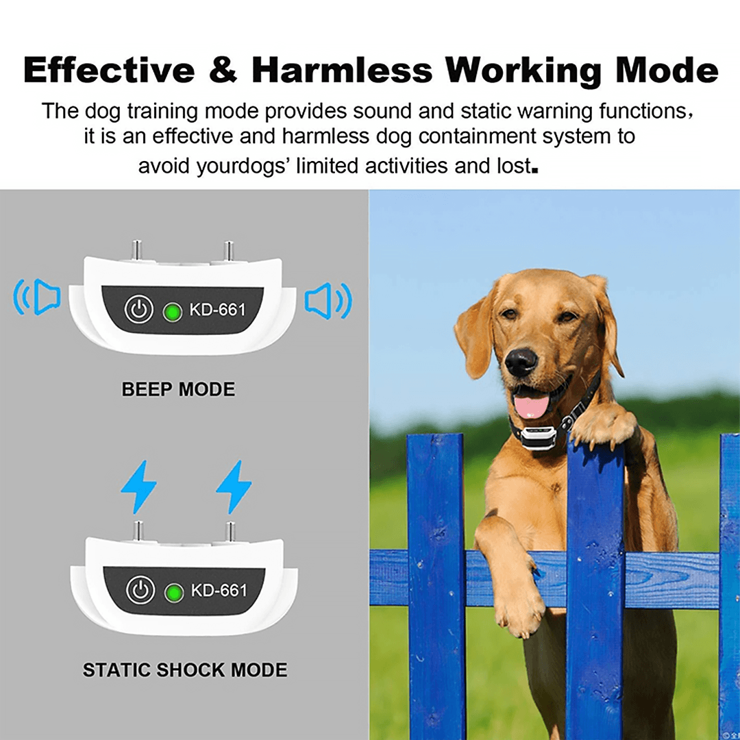 Wireless Dog Fence Collar Trainer