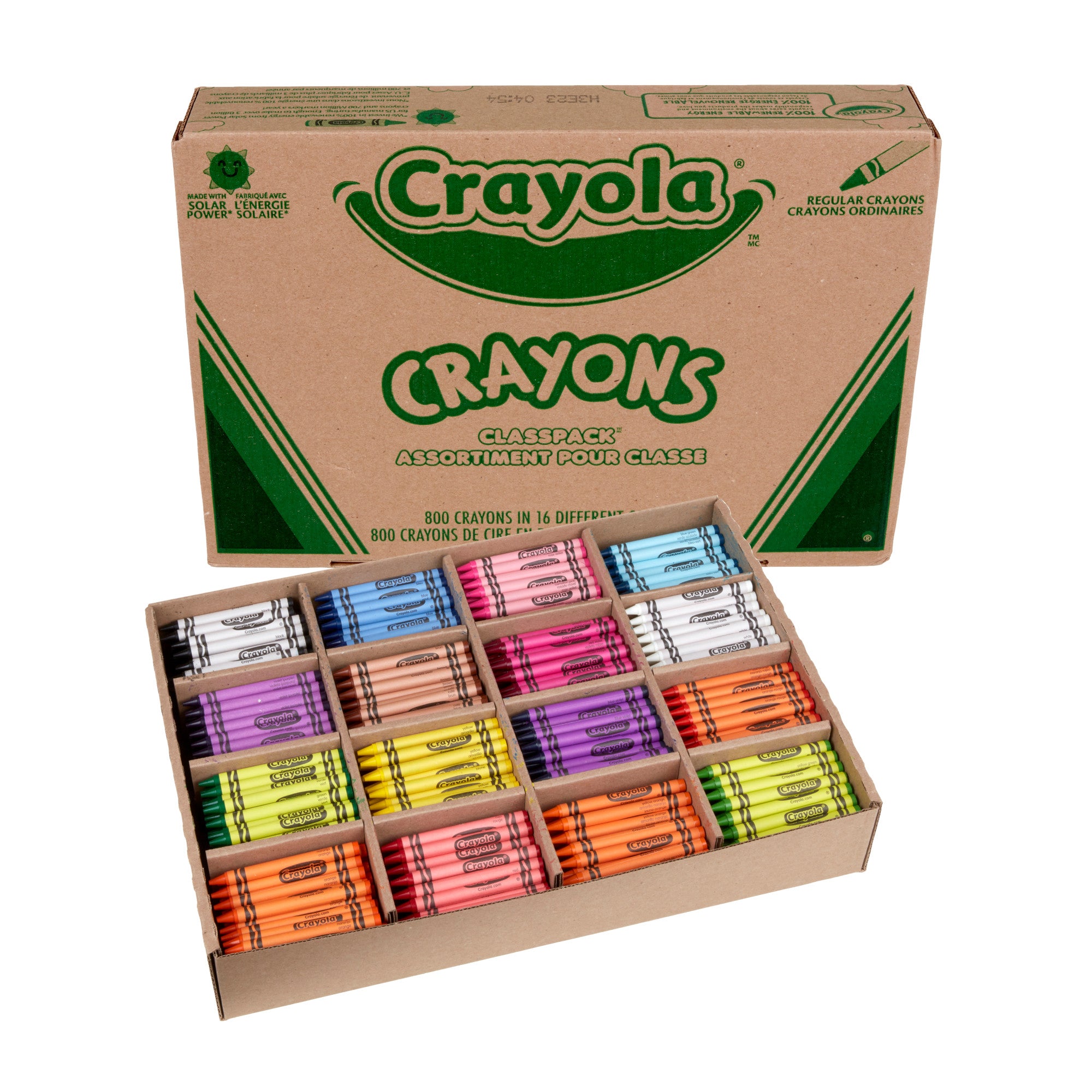 Crayola 800 Regular Crayon Classpack- 16 colours