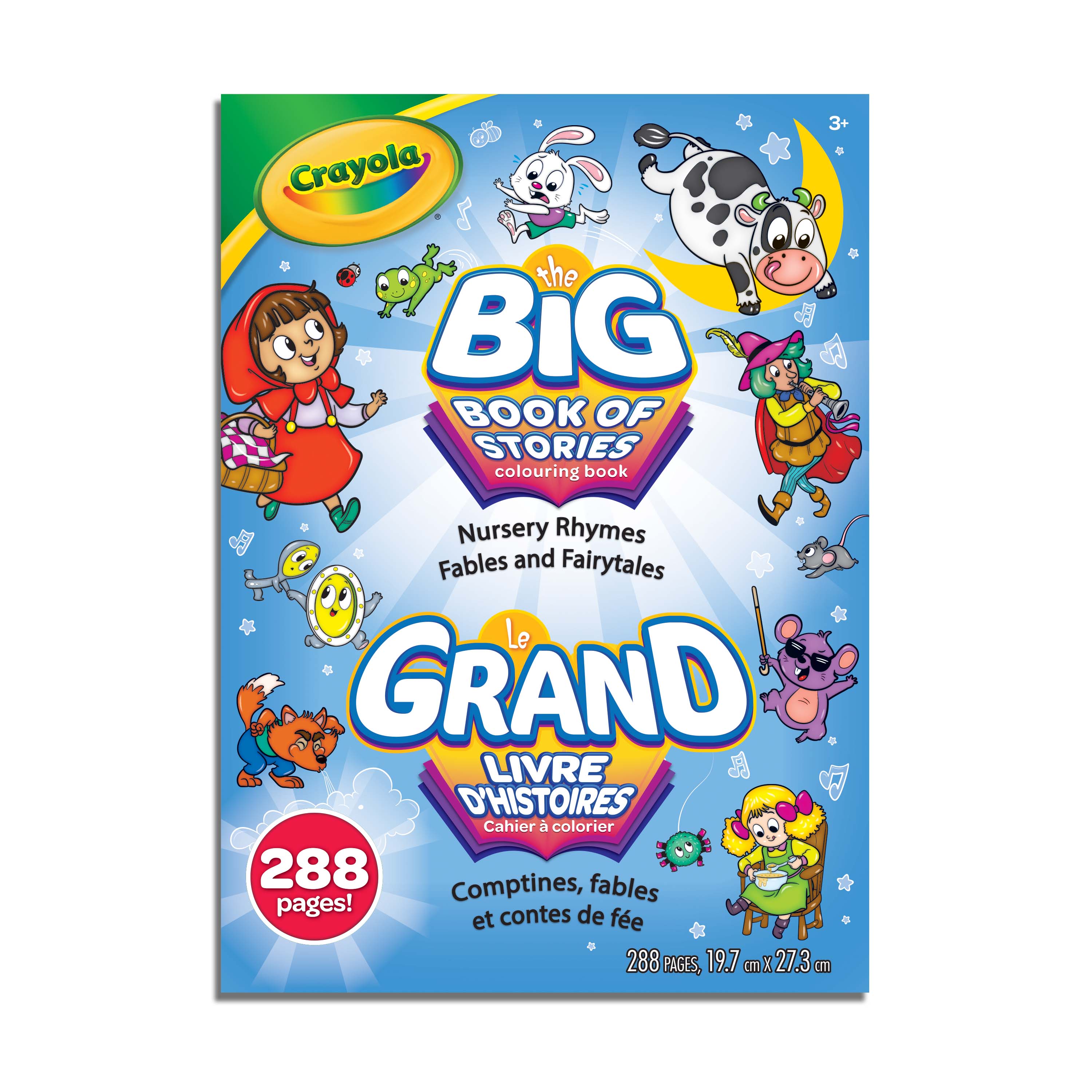 Crayola Big Book of Stories Colouring Book, 288 Pages