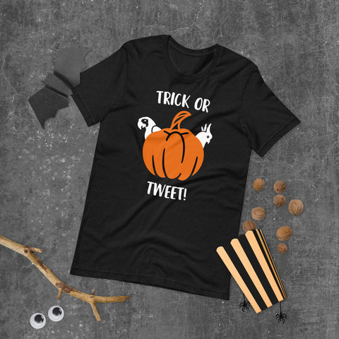 Unisex Printed Tee Trick Or Tweet My Animal Apparel