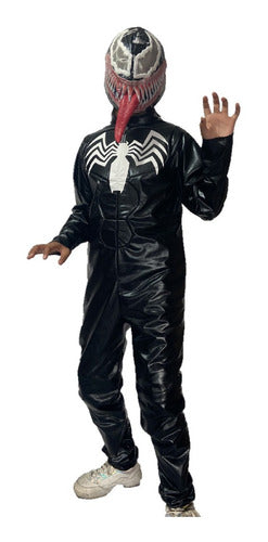 Disfraz Venom Nino Spiderman Negro Spider Hombre Arana Super Abonitos Mx