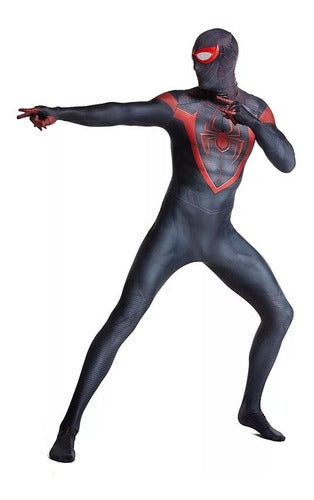 Disfraz Miles Morales Spiderman Adulto Premium Hombre Arana Abonitos Mx