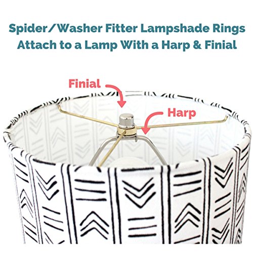Lamp Shade Ring Set To Make A Diy Drum Ring Lamp Shade Us Style Spid Homeloft United Arab Emirates