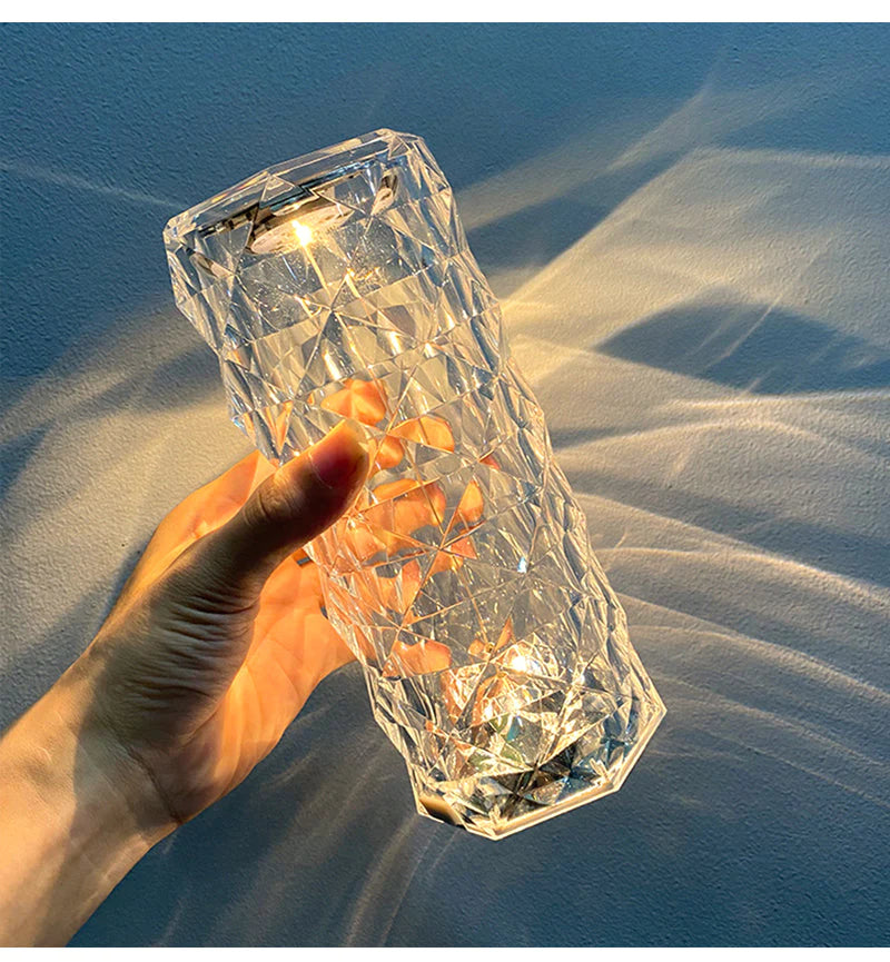 Led Crystal Rose Touch Lamp Urban Gadget