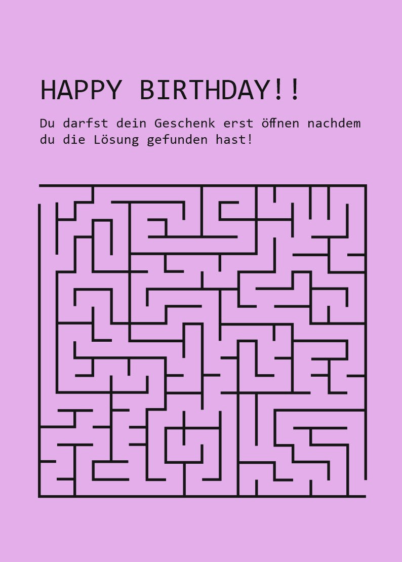 Postkarte Ratsel Jakob Concept Store