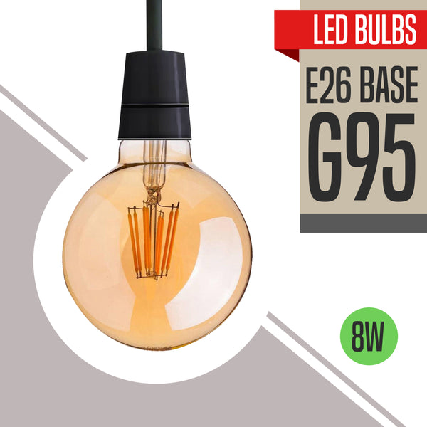 Led Edison Light Bulbs G95 G30 Led Bulbs Relicelectrical