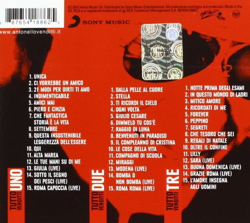 Tutto Venditti Massive Music Store